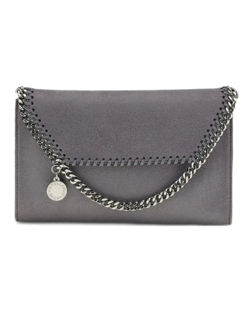 Stella McCartney mini Falabella chain charm shoulder bag - Grau Grau