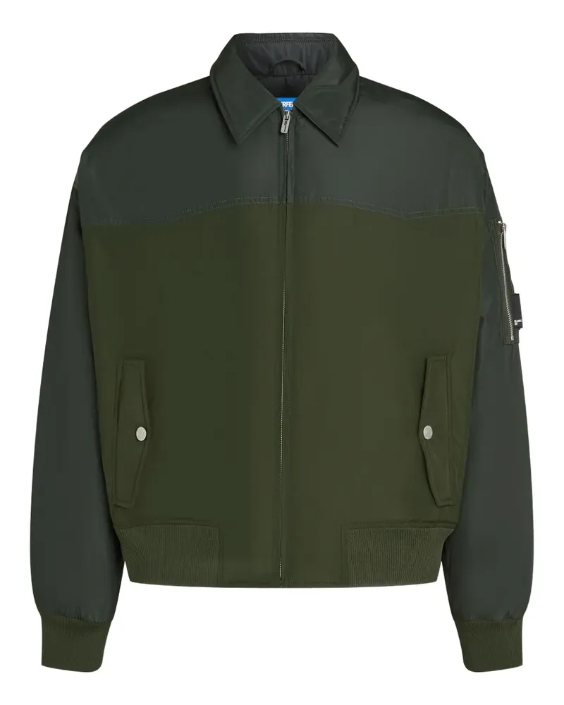 Karl Lagerfeld Gefütterte Bomberjacke - Grün Grün