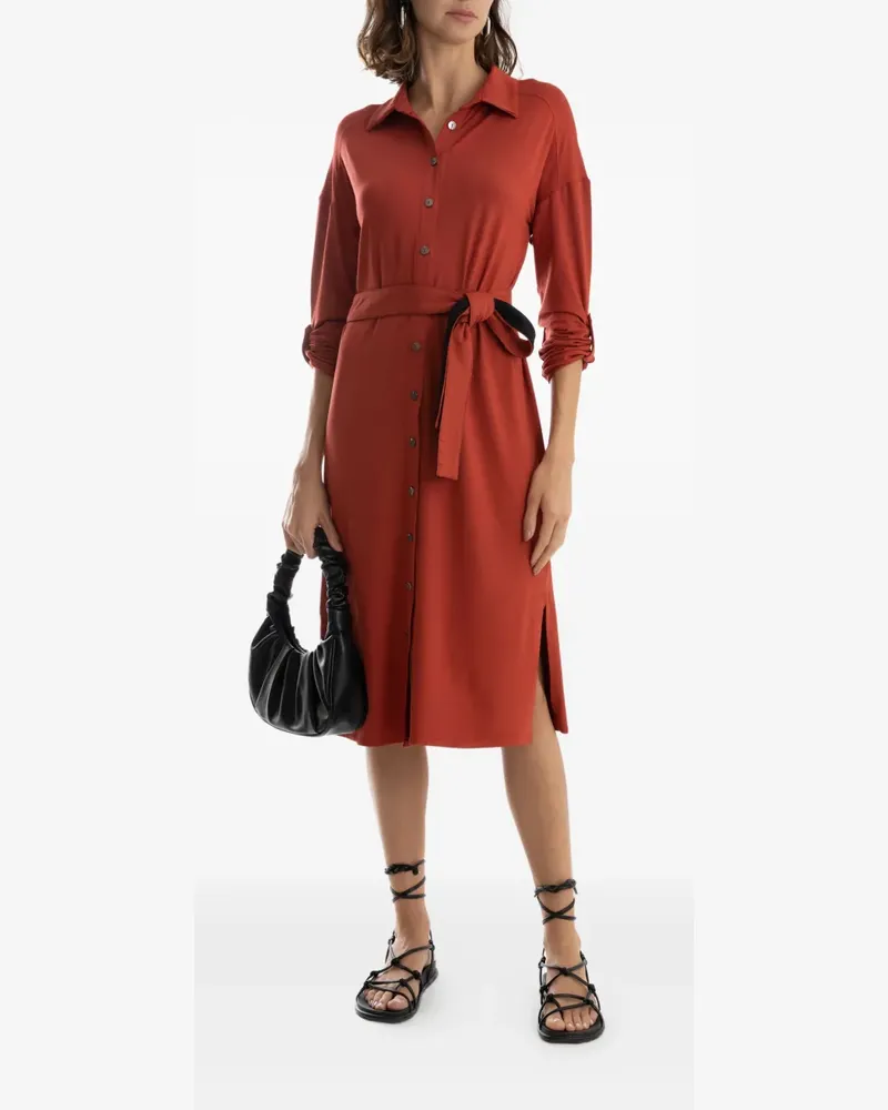 Lygia & Nanny Hemdkleid mit Gürtel - Rot Rot