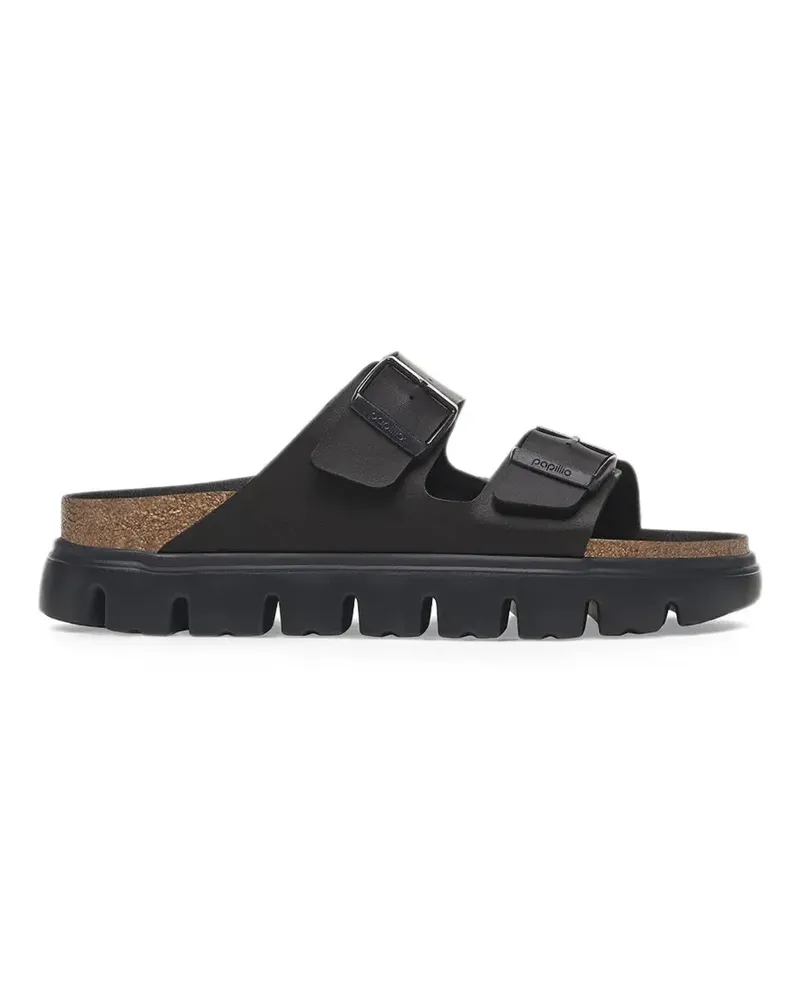 Birkenstock Arizona buckle-fastening slides - Schwarz Schwarz