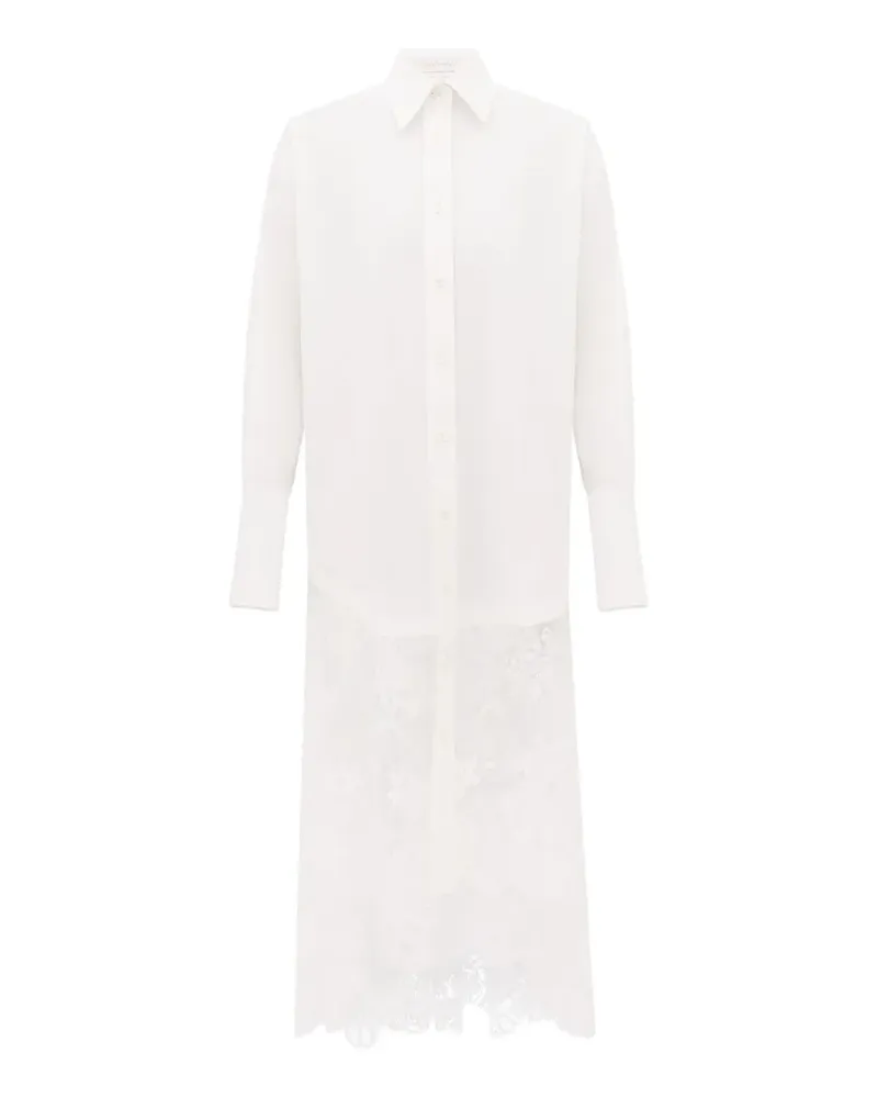 Zimmermann Valiant lace tunic shirt - Weiß Weiß