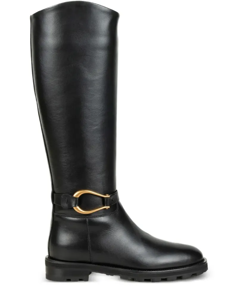 FESTA Milano 10mm Nia embellished knee-high boots - Schwarz Schwarz