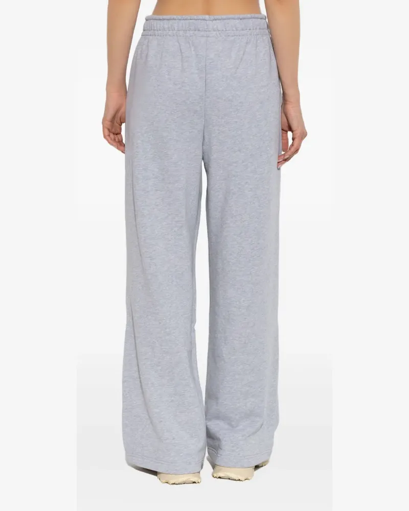Lacoste Wide-Leg-Hose mit Bundfalten - Grau Grau