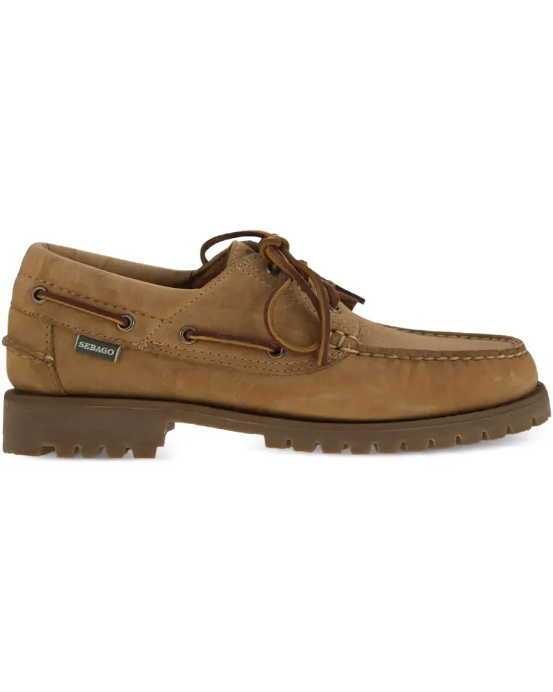 Sebago Gewachste Acadia Segelschuhe - Braun Braun