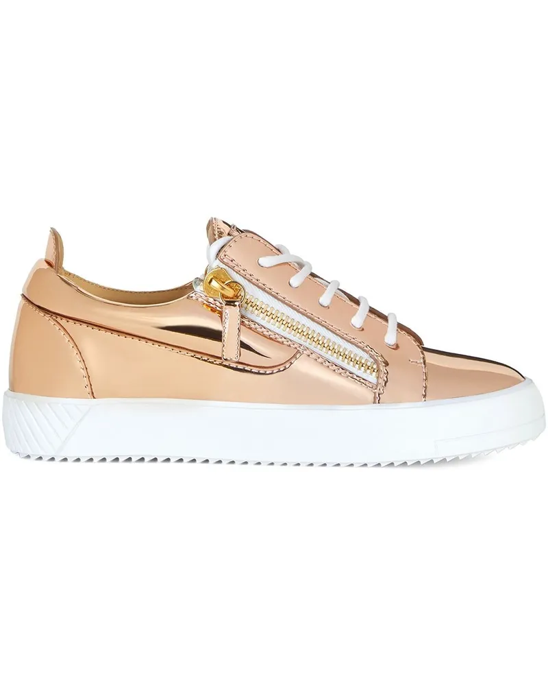 Giuseppe Zanotti Sneakers im Metallic-Look - Rosa Rosa