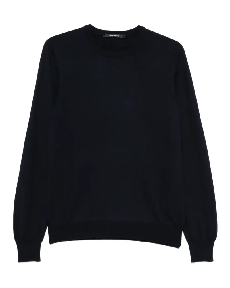 Tagliatore Pullover mit rundem Ausschnitt - Blau Blau