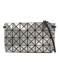 Issey Miyake Loop Schultertasche im Metallic-Look Grau