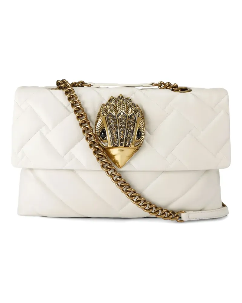 Kurt Geiger Mini Drench Kensington Schultertasche - Weiß Weiß