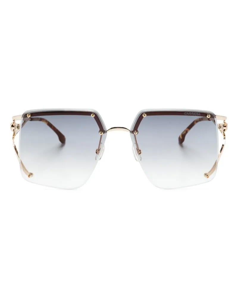 Carrera Sonnenbrille mit Oversized-Gestell - Grau Grau