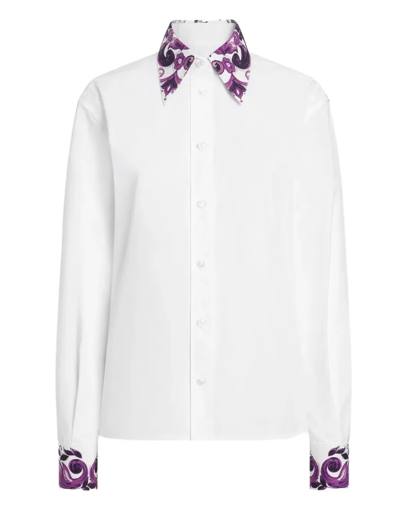 Dolce & Gabbana Klassisches Hemd - Weiß Weiß