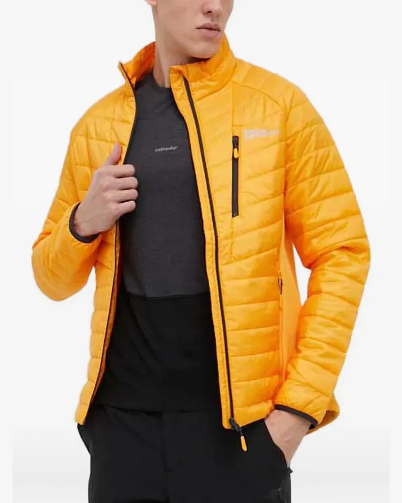 Jack Wolfskin Routeburn quilted zip jacket - Gelb Gelb