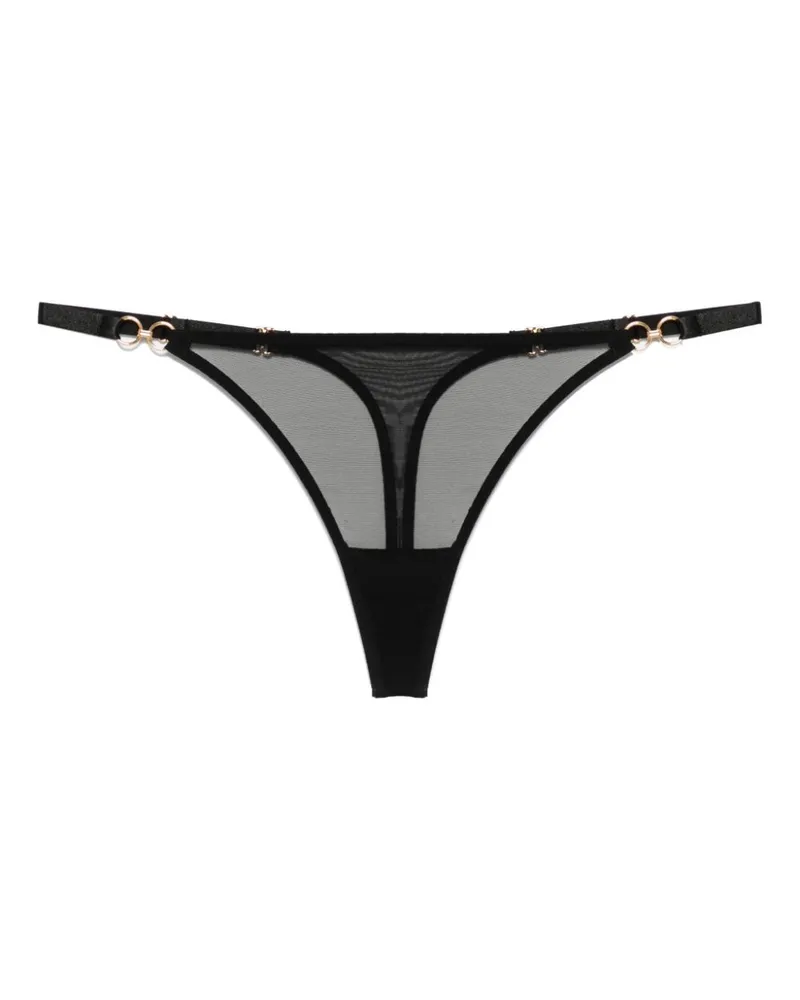 Bordelle Retta Tanga - Schwarz Schwarz