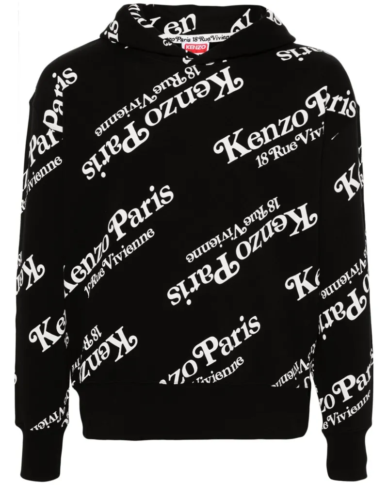 Kenzo x Verdy "Black" Hoodie mit Print - Schwarz Schwarz