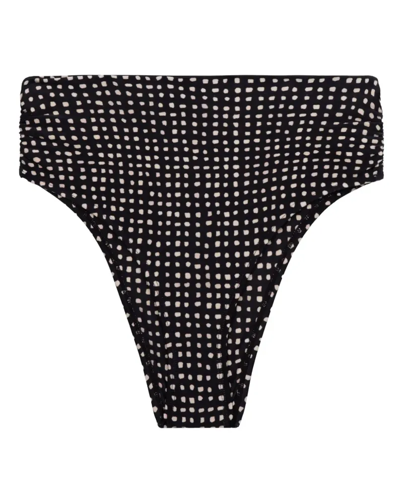 Lenny Niemeyer Gepunktetes Bikinihöschen - Schwarz Schwarz