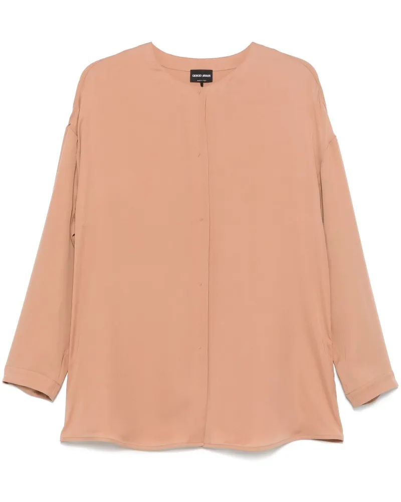 Giorgio Armani Hemd aus Seide - Orange Orange