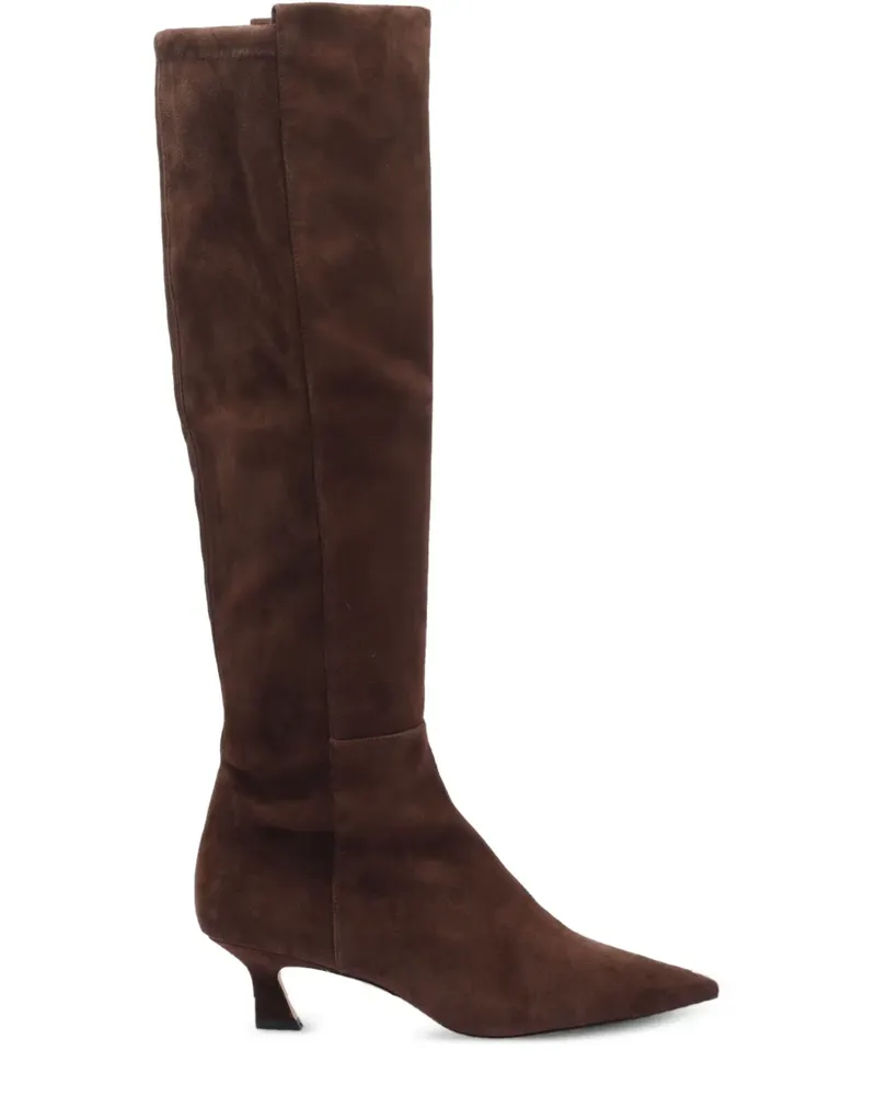 Stuart Weitzman Stiefel aus Wildleder - Braun Braun