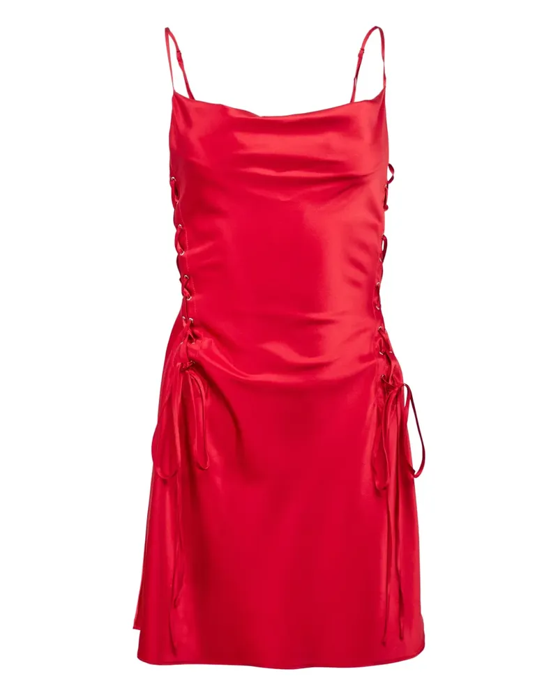 Fleur Du Mal Ella Minikleid - Rot Rot