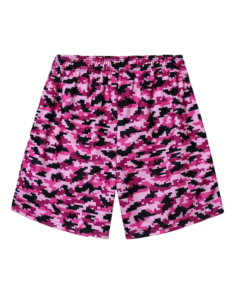 Anti Social Social Club Pixel Camo Shorts - Rosa Rosa