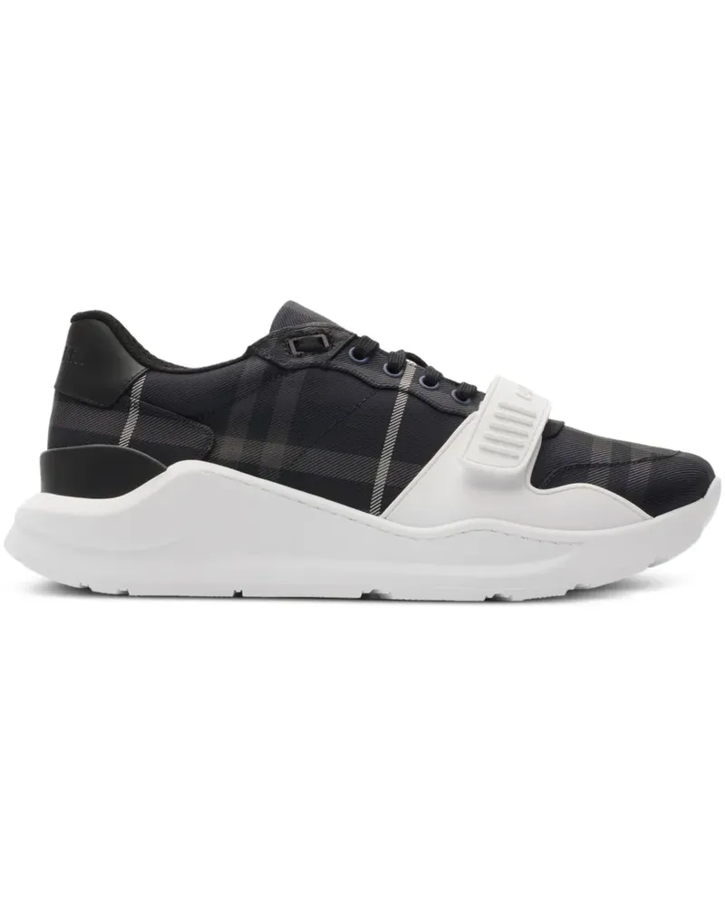 Burberry Karierte Sneakers - Schwarz Schwarz