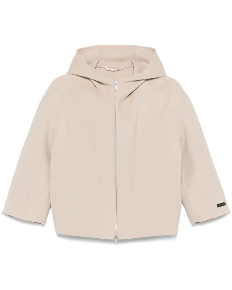 Peserico Klassische Kapuzenjacke - Nude Nude