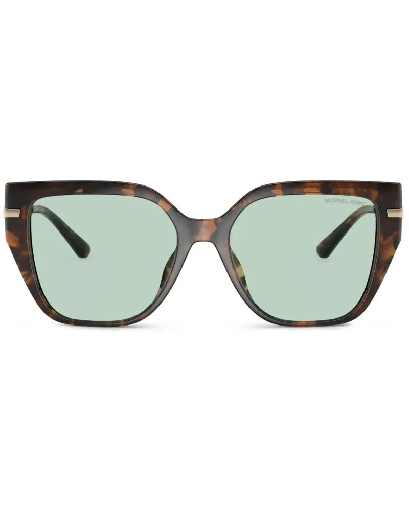 Michael Kors Sonnenbrille mit eckigem Gestell - Grün Grün