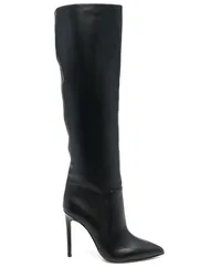 Paris Texas Kniehohe Stiletto-Stiefel 110mm Schwarz