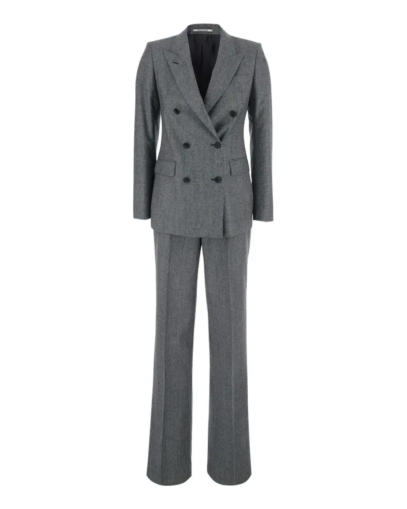 Tagliatore houndstooth double-breasted suit - Grau Grau