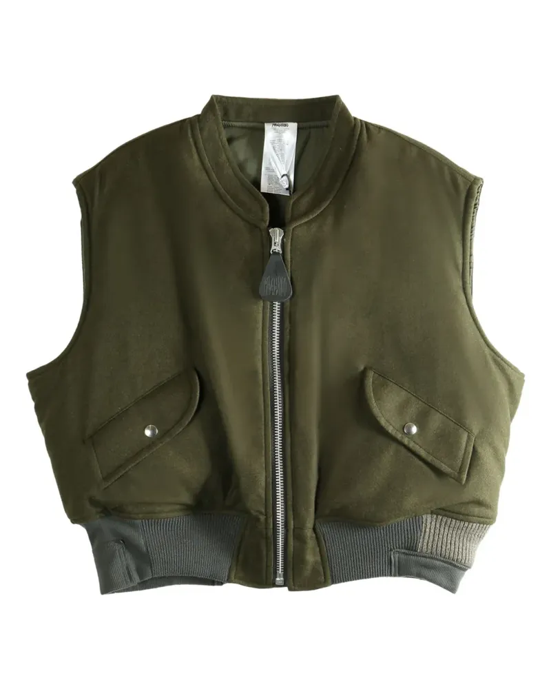 Magliano zip-fastening flap-pocket vest - Grün Grün