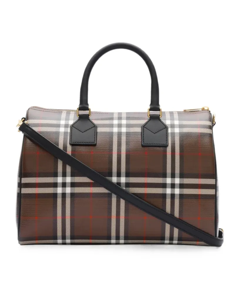 Burberry medium Check bowling bag - Braun Braun