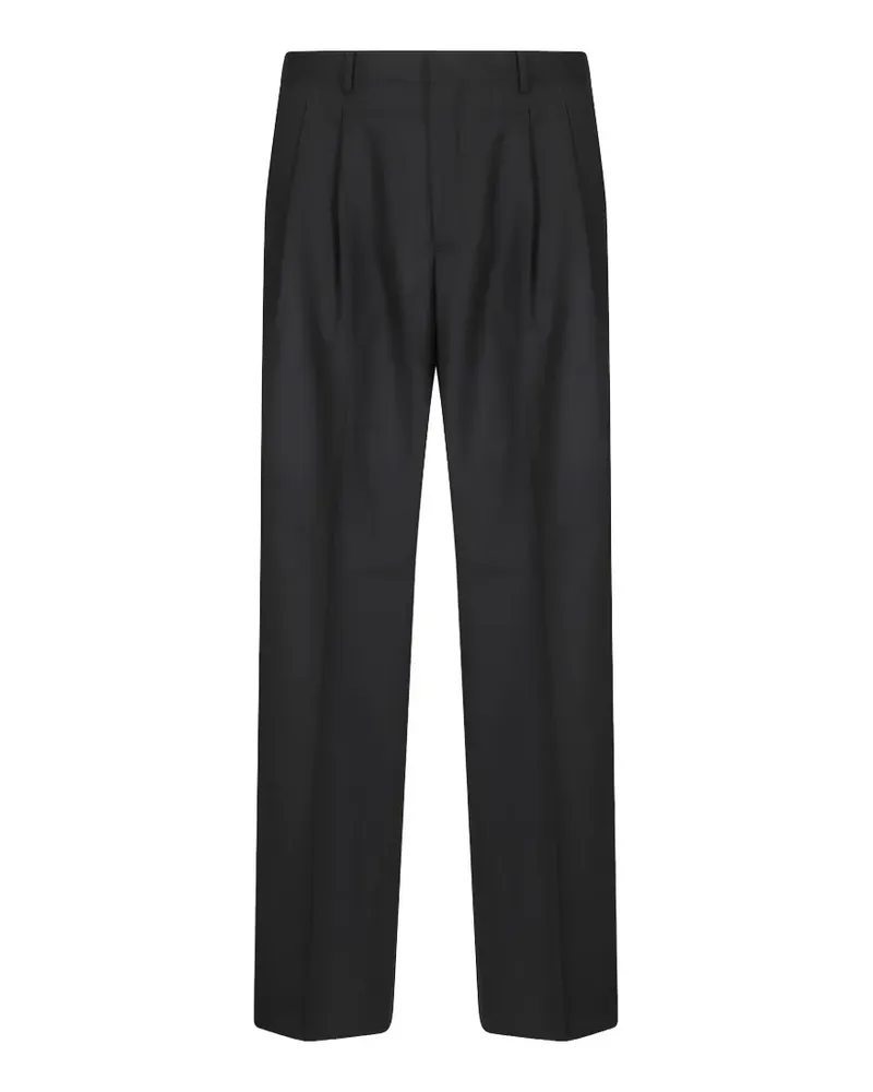 Sunflower pleated straight-leg trousers - Schwarz Schwarz