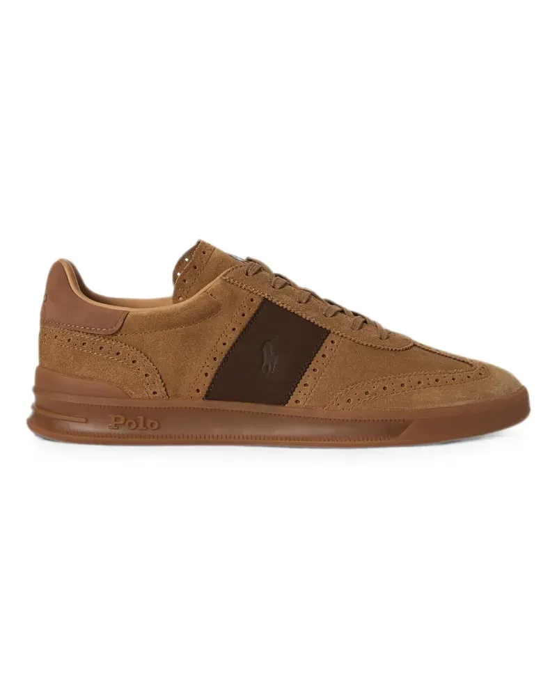 Ralph Lauren Heritage Area Sneakers aus Wildleder - Braun Braun