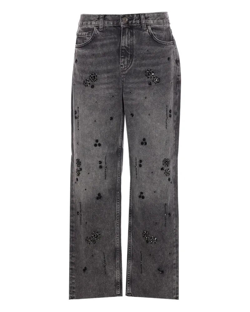 Liu Jo Jeans mit Schmucksteinen - 87455 DEN BLACK DETAIL 87455