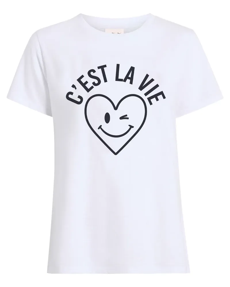 Cinq à Sept C'est La Vie T-Shirt - Weiß Weiß