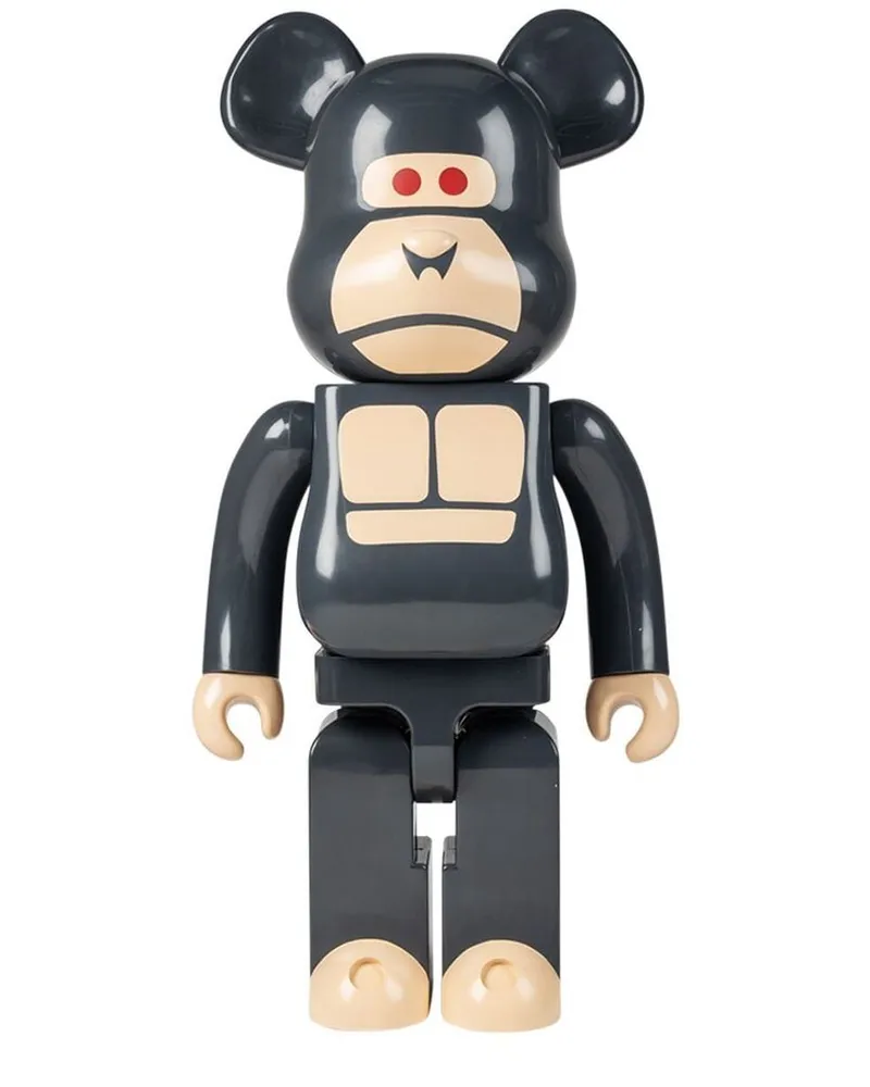 Medicom Toy x XLARGE Little Friend BE@RBRICK 1000% Figur Schwarz