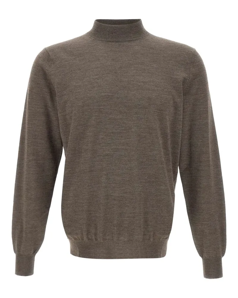 Filippo de Laurentiis Pullover mit Stehkragen - Braun Braun