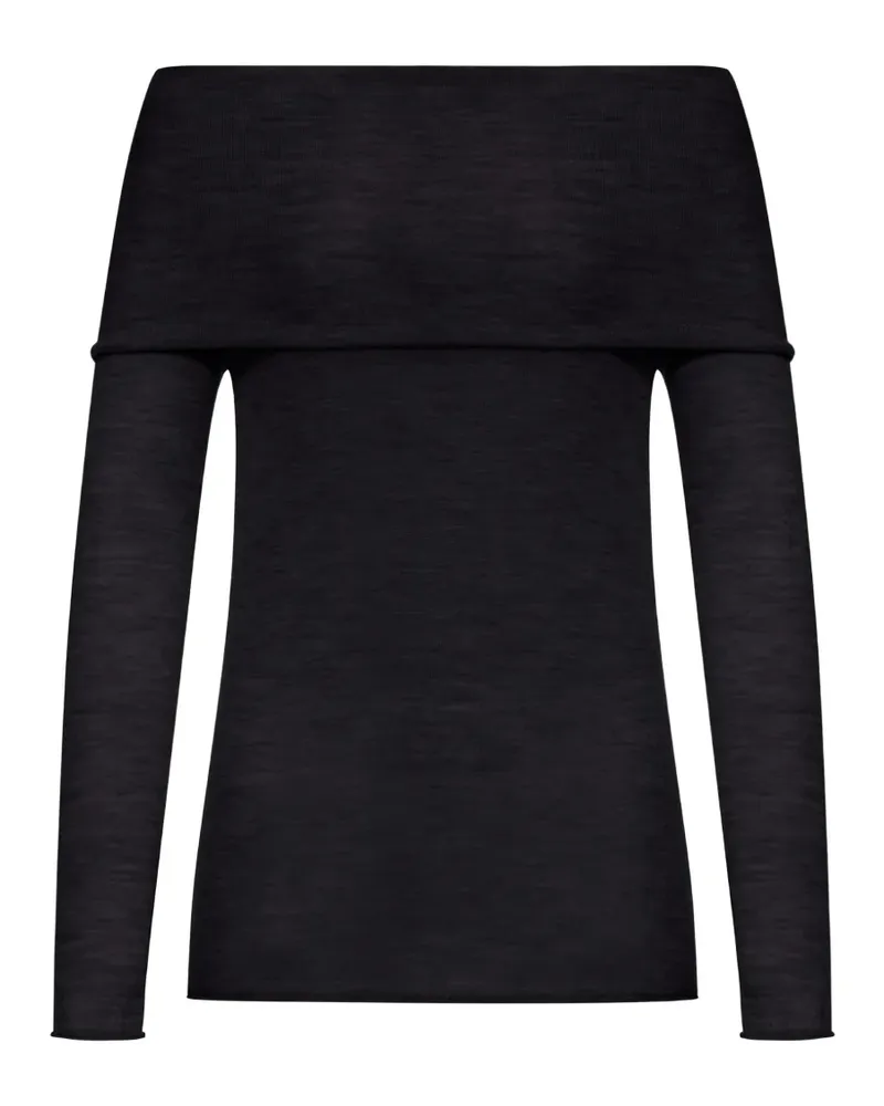 Roberto Collina off-shoulder top - Schwarz Schwarz