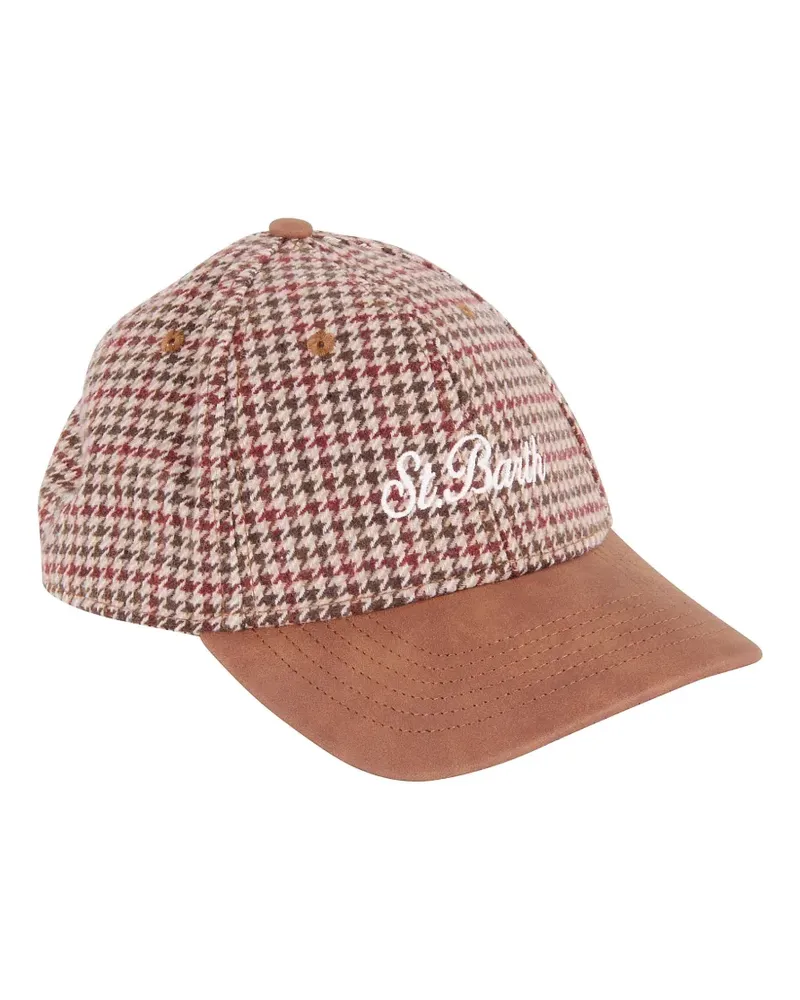 MC2 Saint Barth houndstooth baseball hat - Braun Braun