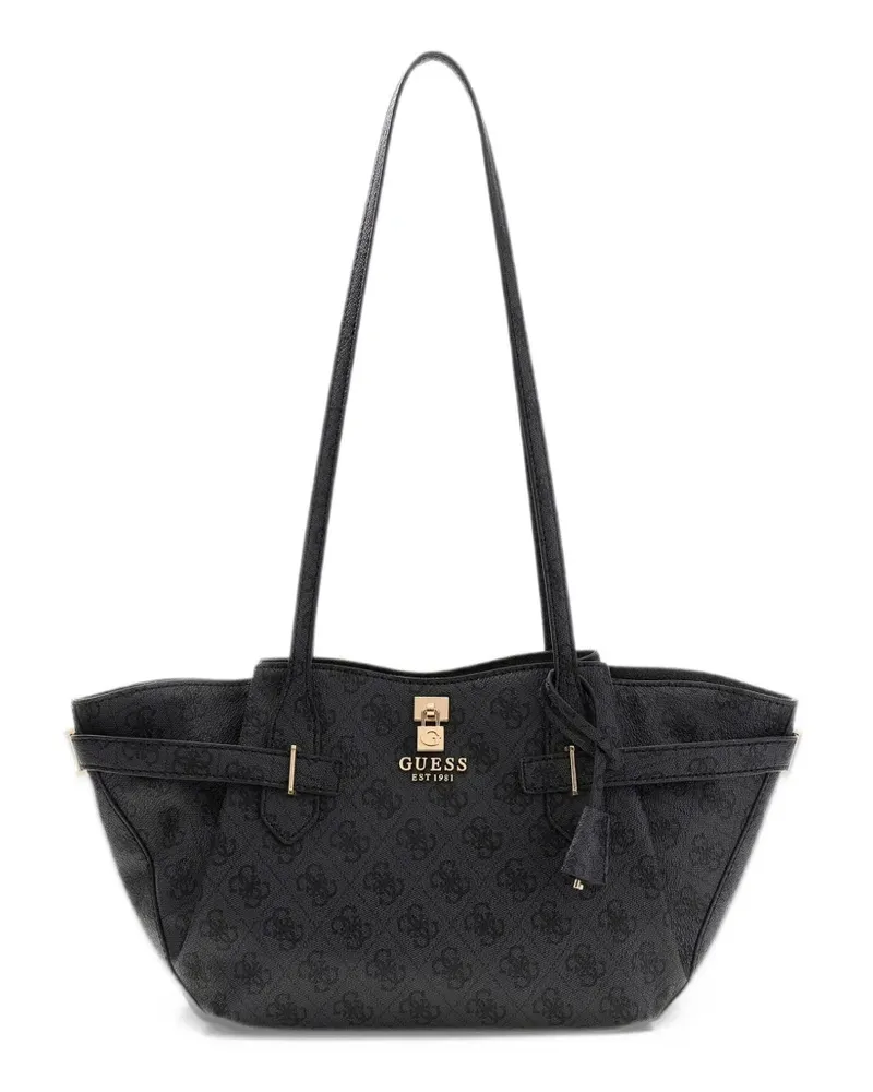 Guess Yesba logo shoulder bag - Schwarz Schwarz