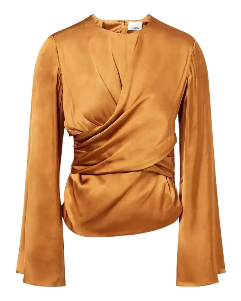 Isabel Marant Drapierte Bluse - Braun Braun