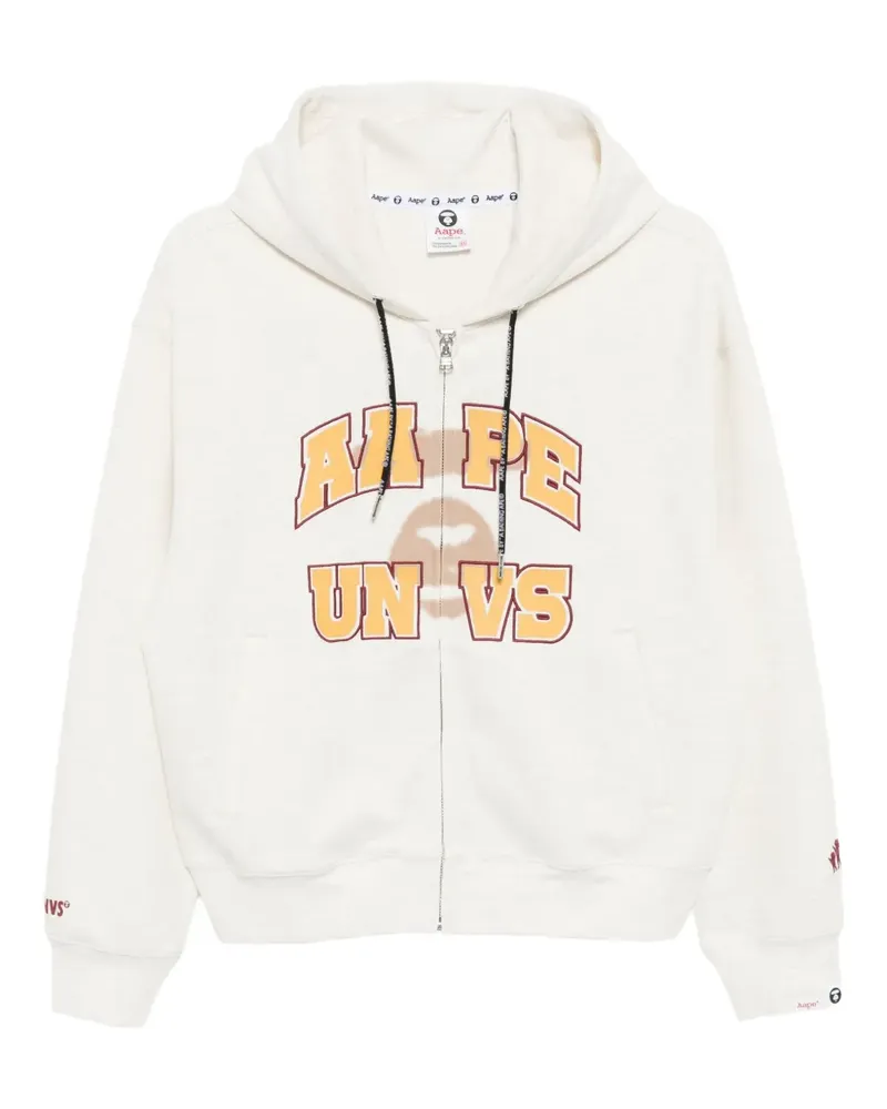 BAPE Hoodie mit Logo-Print - Nude Nude
