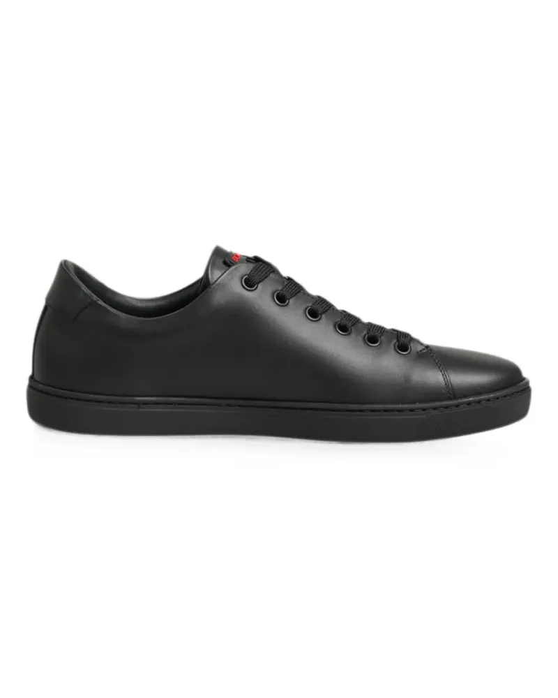 Dolce & Gabbana Sneakers mit Kristallherz - Schwarz Schwarz