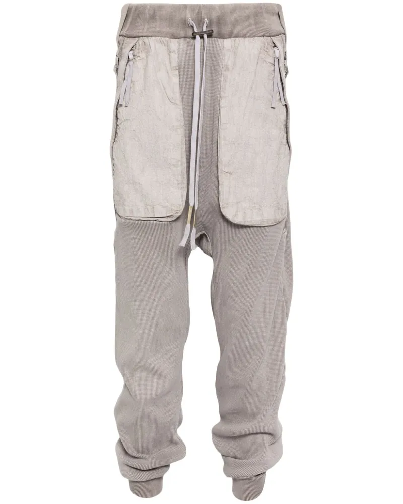 Boris Bidjan Saberi Baggy-Hose mit Kordelzug - Grau Grau