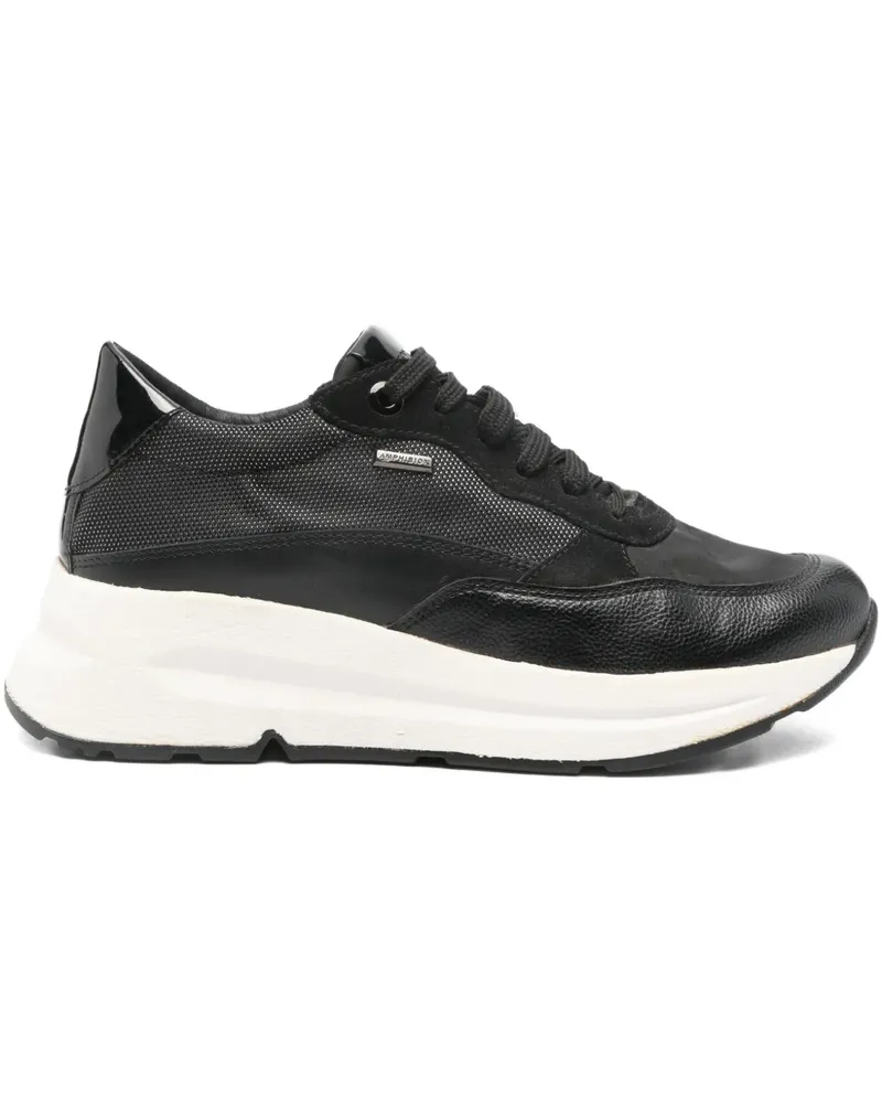 Geox D Backsie panelled sneakers - Schwarz Schwarz