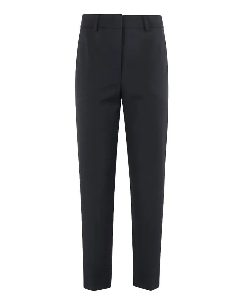 Seventy Ausgestellte Hose mit Umschlag - Blau Blau