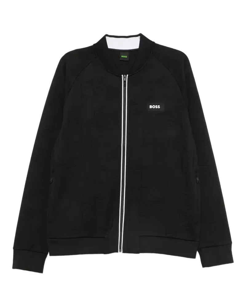HUGO BOSS Pullover mit geometrischem Muster - Schwarz Schwarz