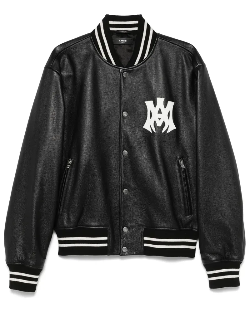 Amiri MA Hollywood Bomberjacke - Schwarz Schwarz