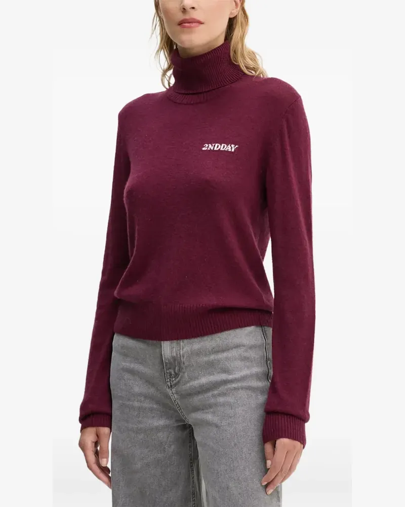 Day Birger et Mikkelsen Pullover mit Rollkragen - Rot Rot