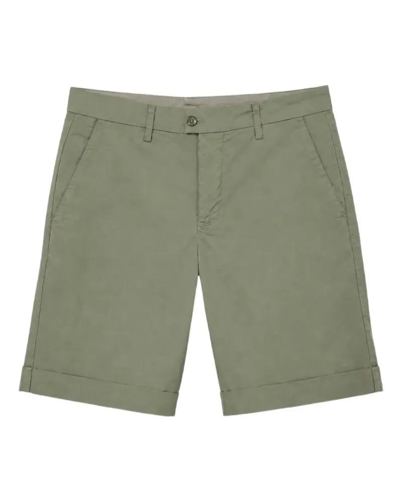Mason's logo-embroidered turn-up shorts - Grün Grün