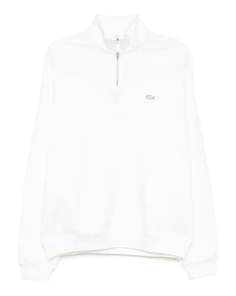 Lacoste Sweatshirt mit Logo-Applikation - Weiß Weiß