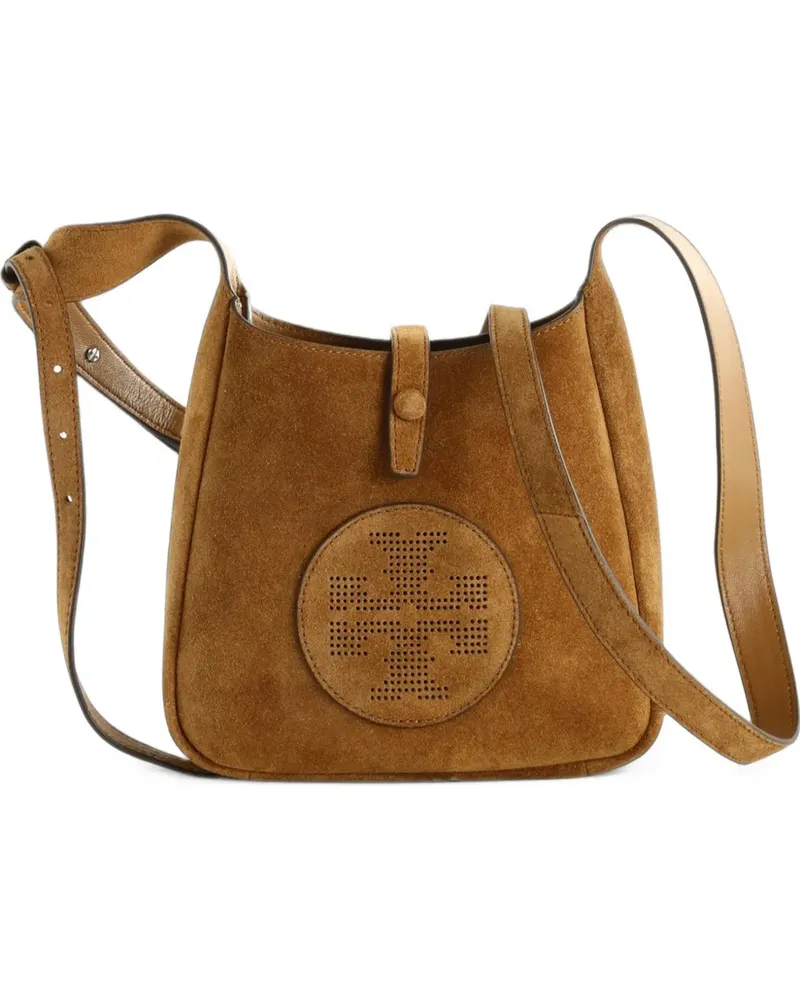 Tory Burch Schultertasche mit Logo - Nude Nude